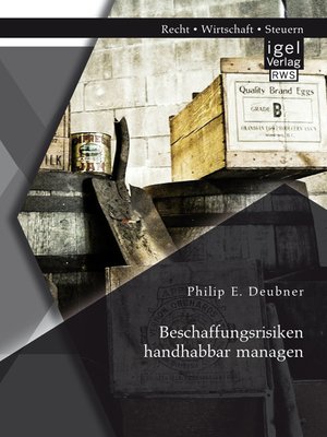 cover image of Beschaffungsrisiken handhabbar managen